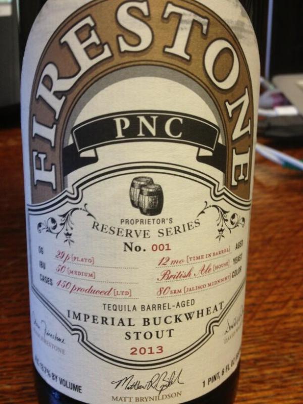 PNC Imperial Buckwheat Stout