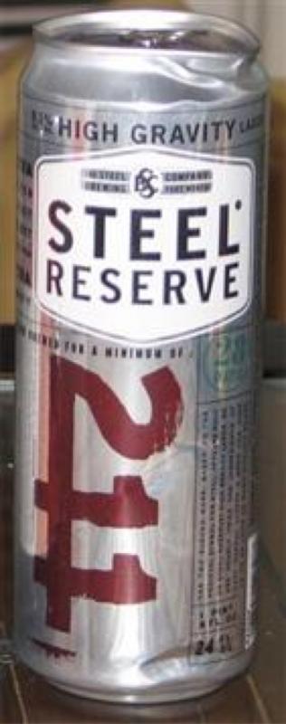 Steel Reserve 211 High Gravity Lager Beer Price & Reviews