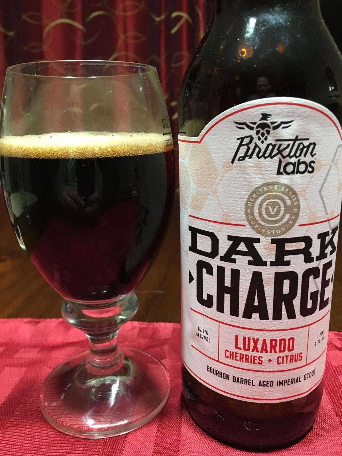 Dark Charge with Luxardo Cerries & Citrus (Bourbon Barrel Aged)