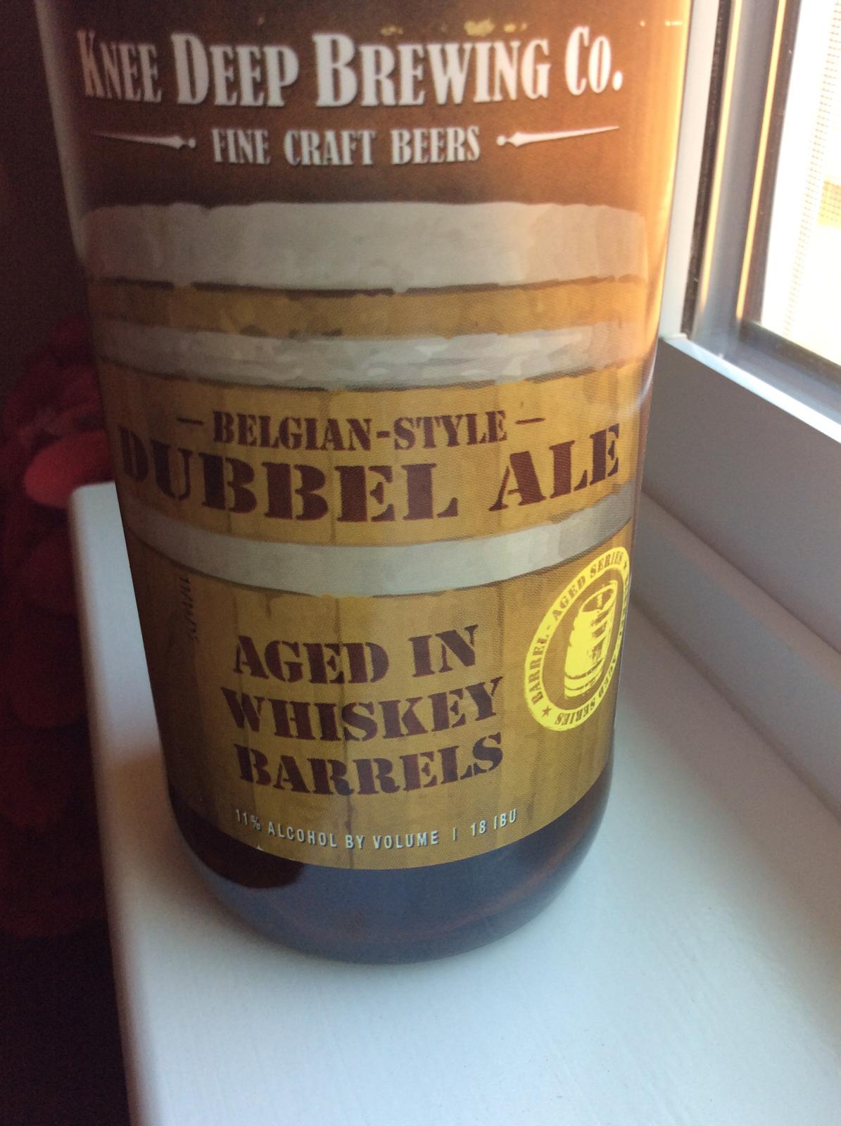 Belgian Style Dubbel Ale Aged In Whiskey Barrels