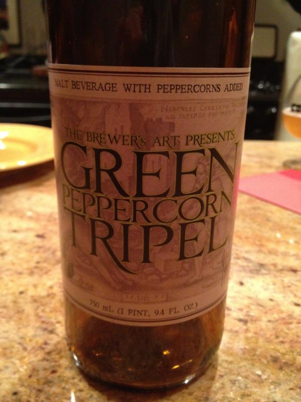 Green Peppercorn Tripel