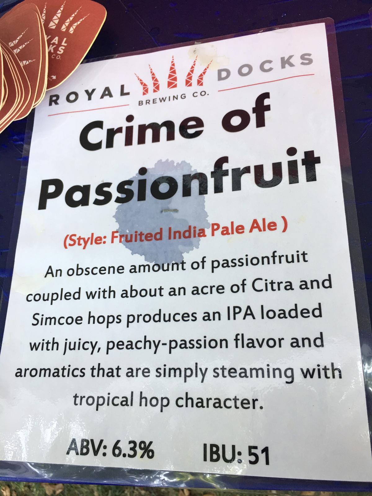 Crime Of Passionfruit