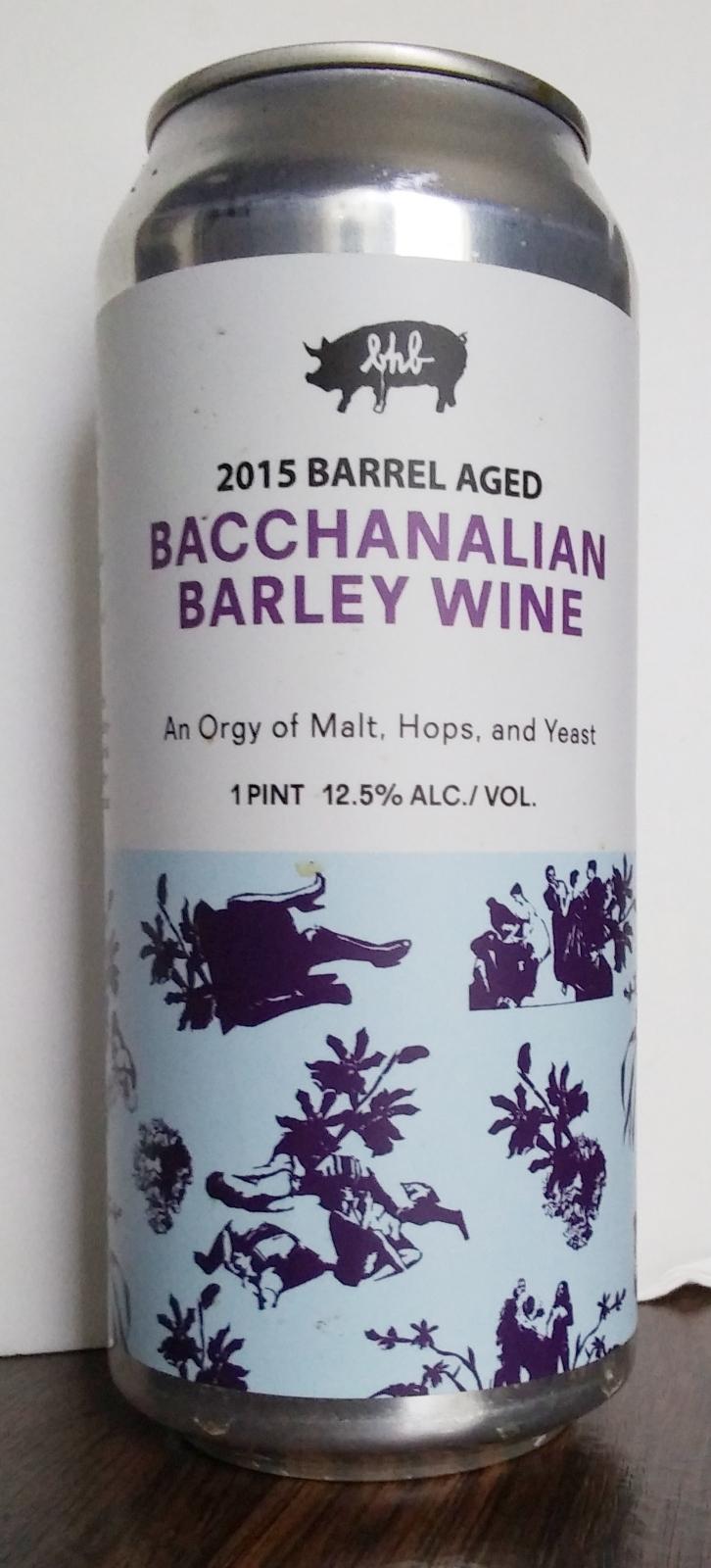 Bacchanalian Barleywine (Barrel Aged)