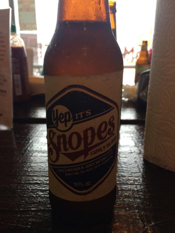 Snopes Family Pilsner