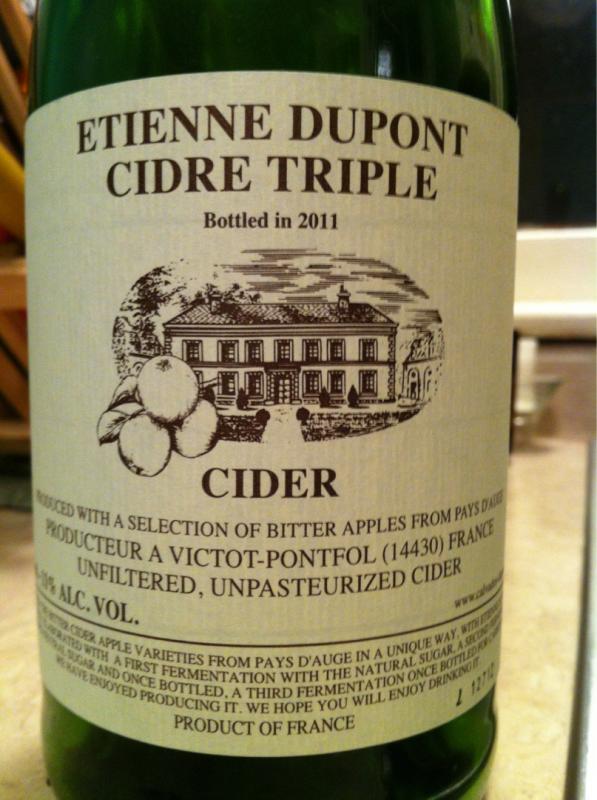 Etienne DuPont Cidre Triple 