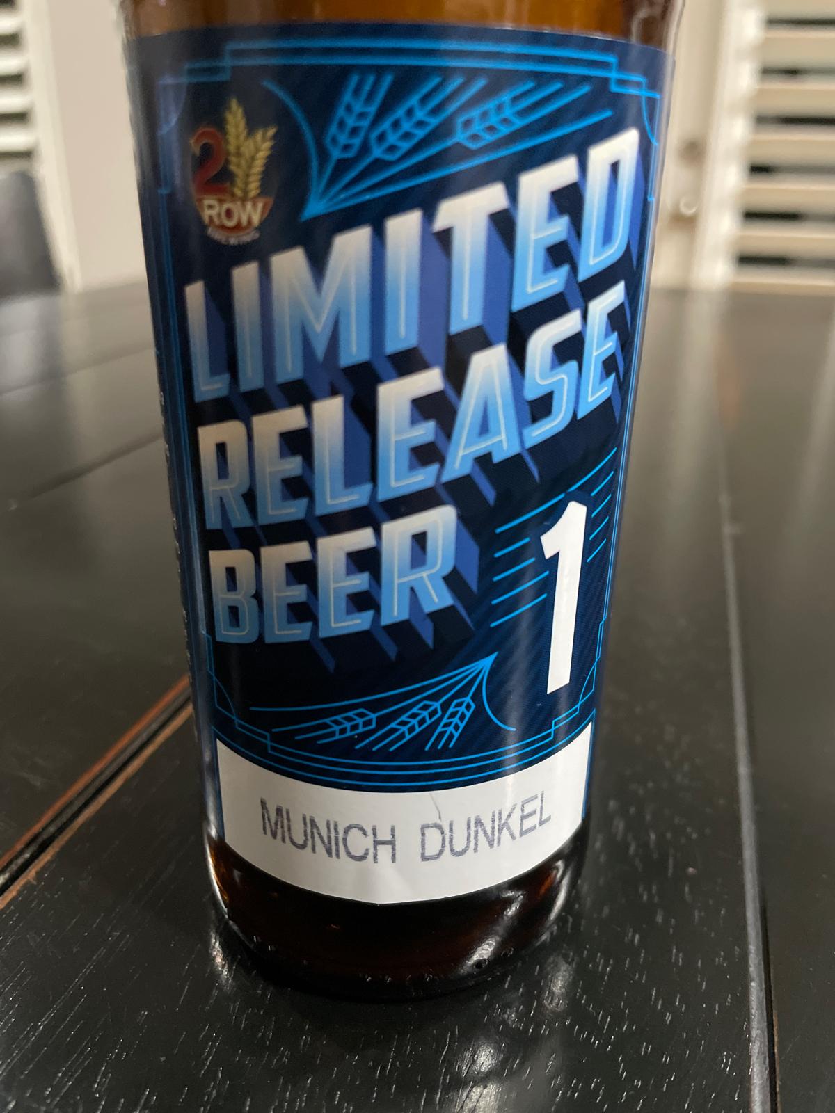 Limited Release Beer 1: Munich Dunkel