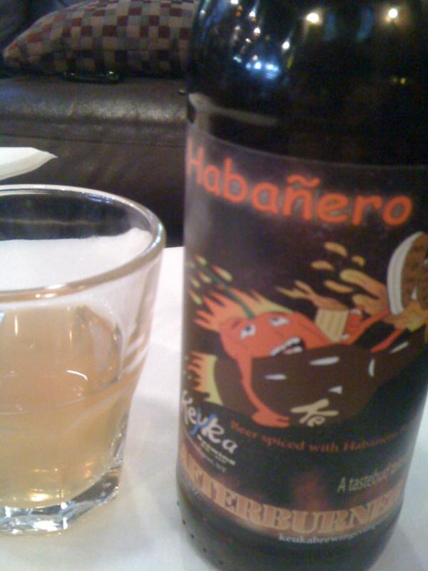 Afterburner Habenero Beer