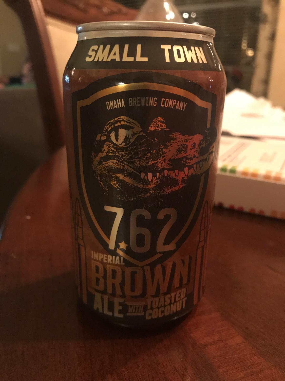 7.62 Imperial Brown Ale with Toasted Coconut