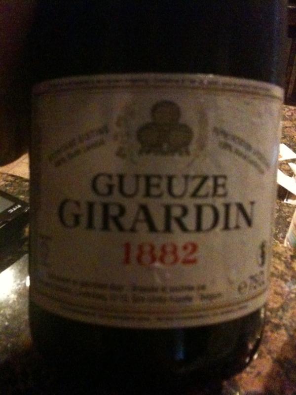 Girardin Gueuze 1882 White Label (filtered)