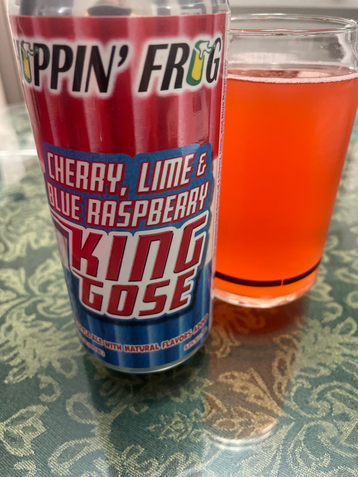 King Gose with Cherry, Lime, and Blue Raspberry