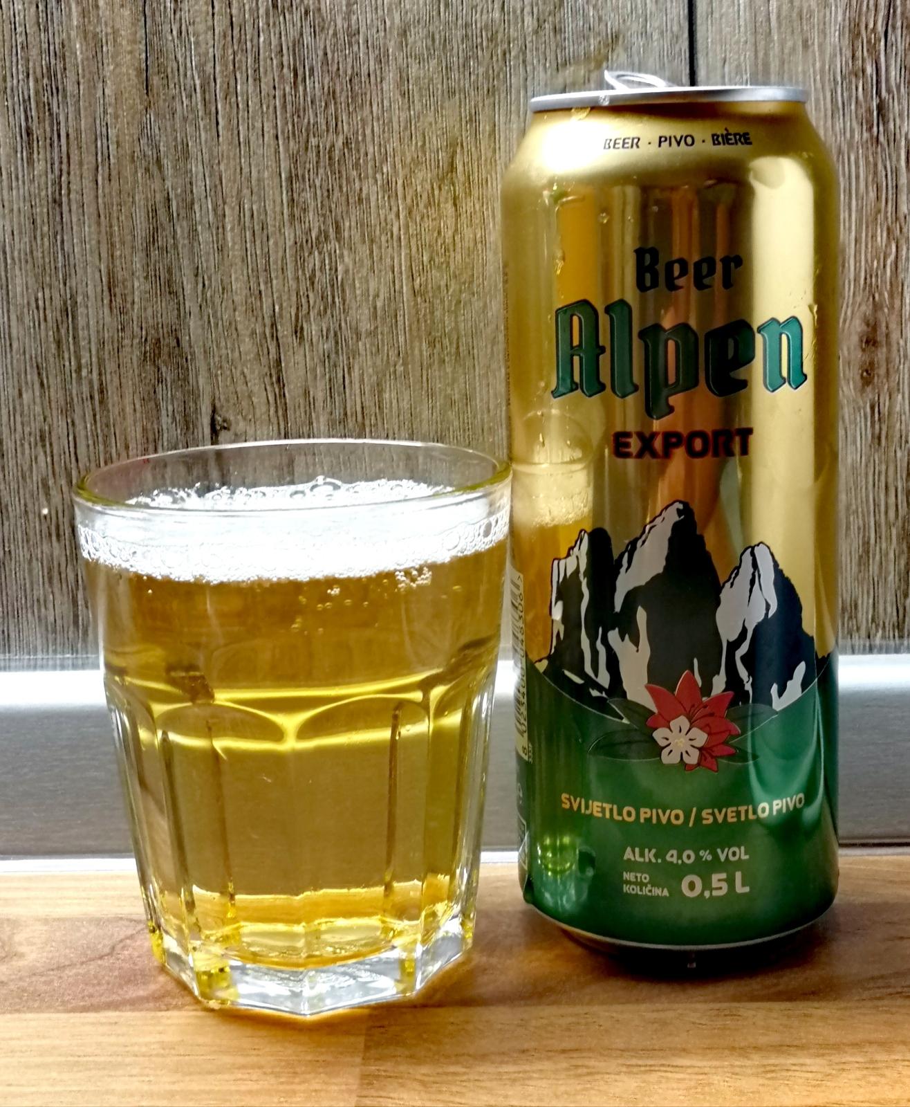 Alpen Beer Export