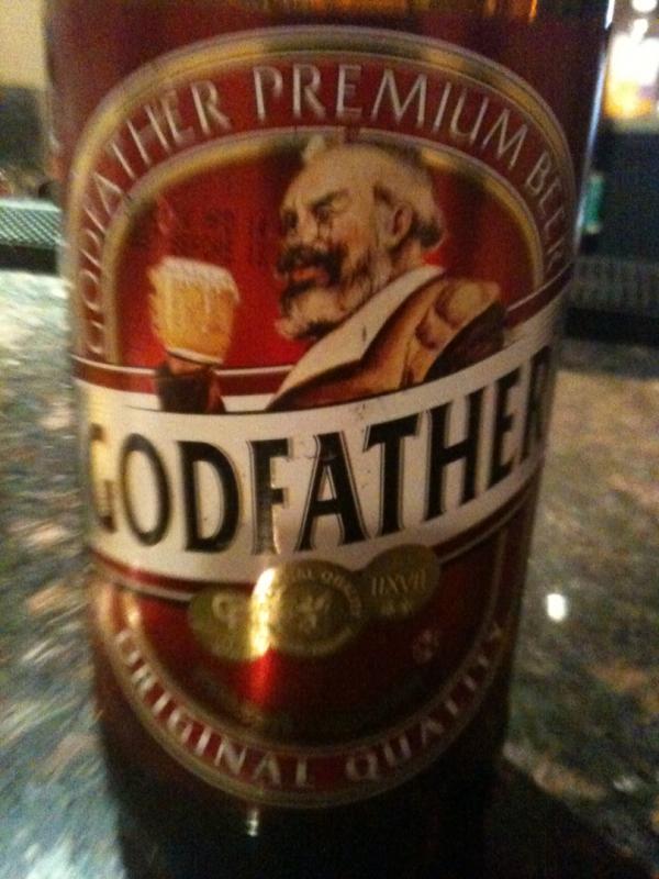 godfather beer bottle