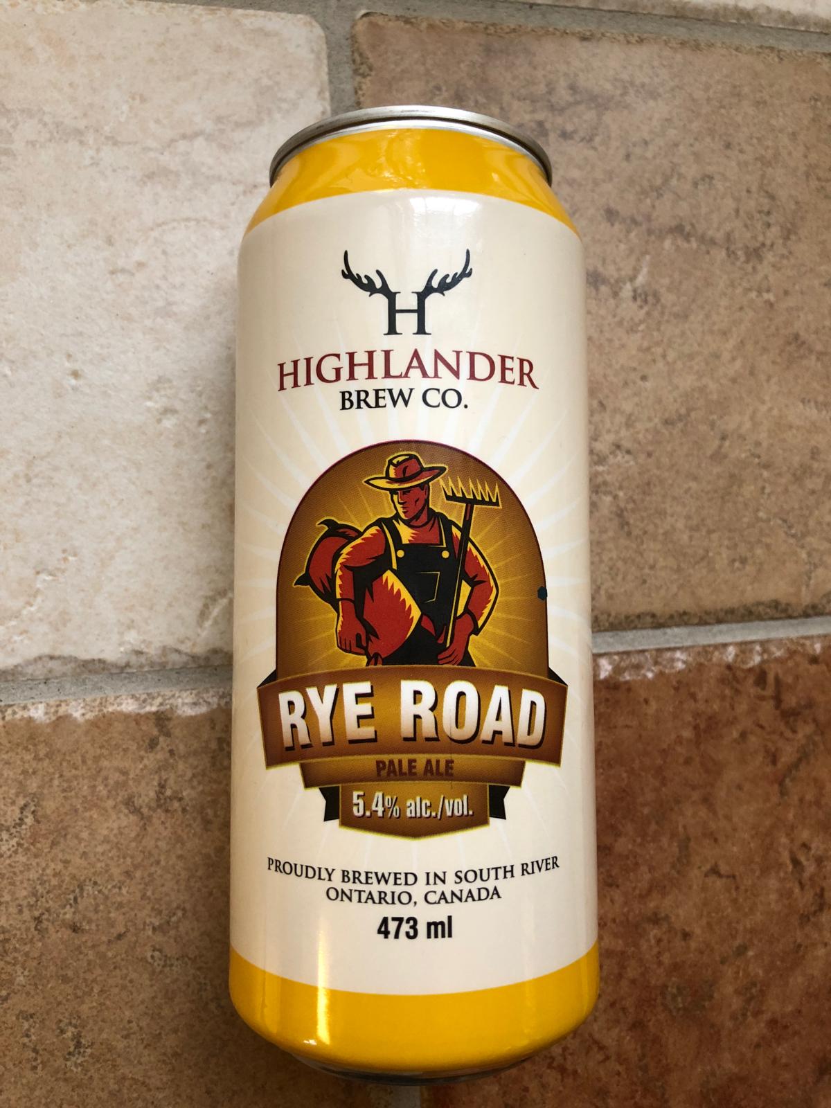 Rye Road Pale Ale