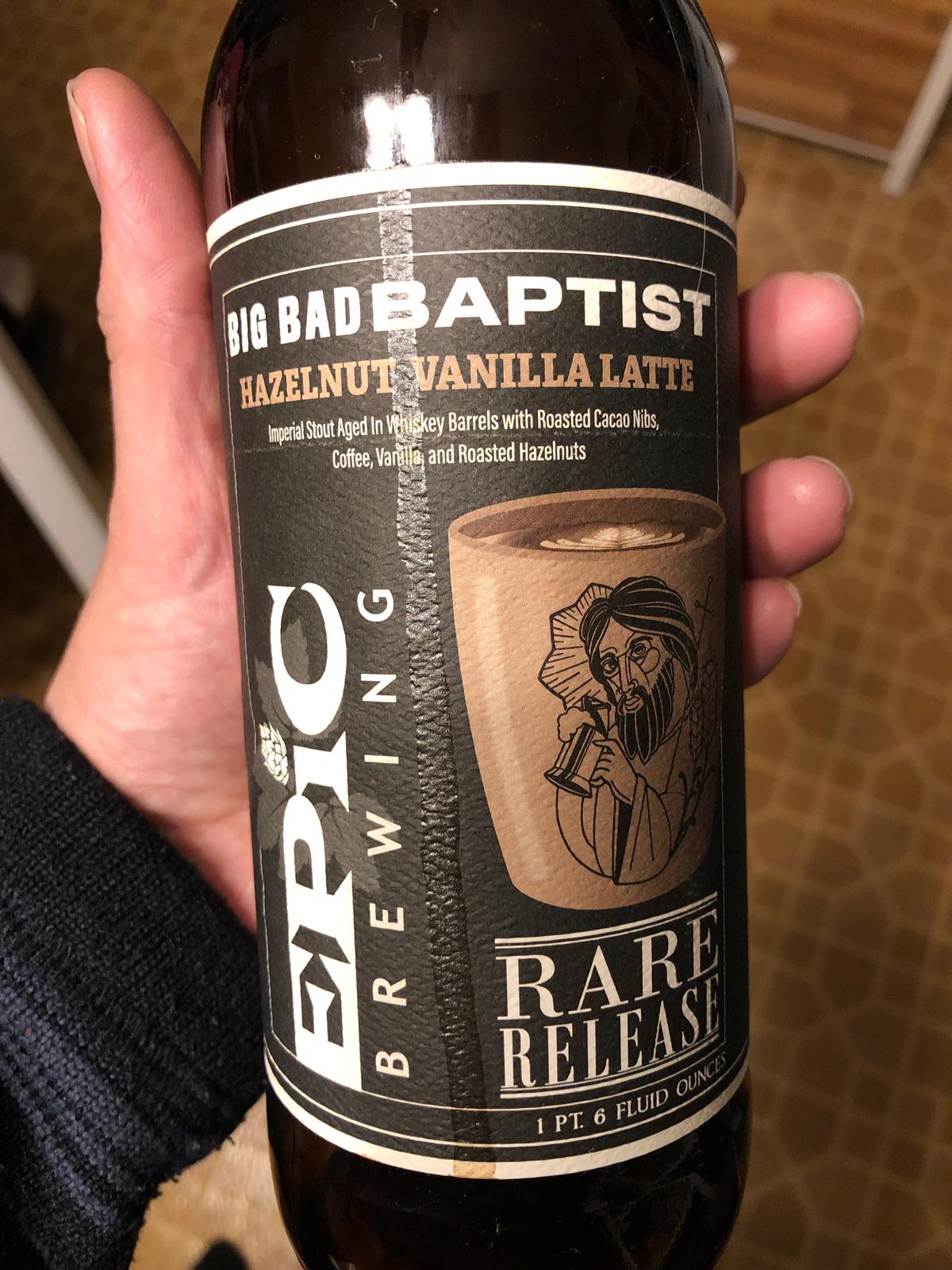 Big Bad Baptist Hazelnut Vanilla Latte