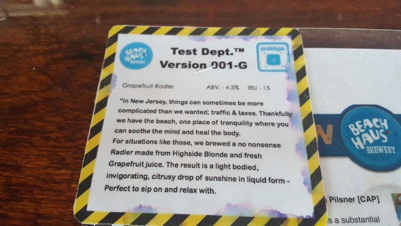 Test Dept. - Version 001-G