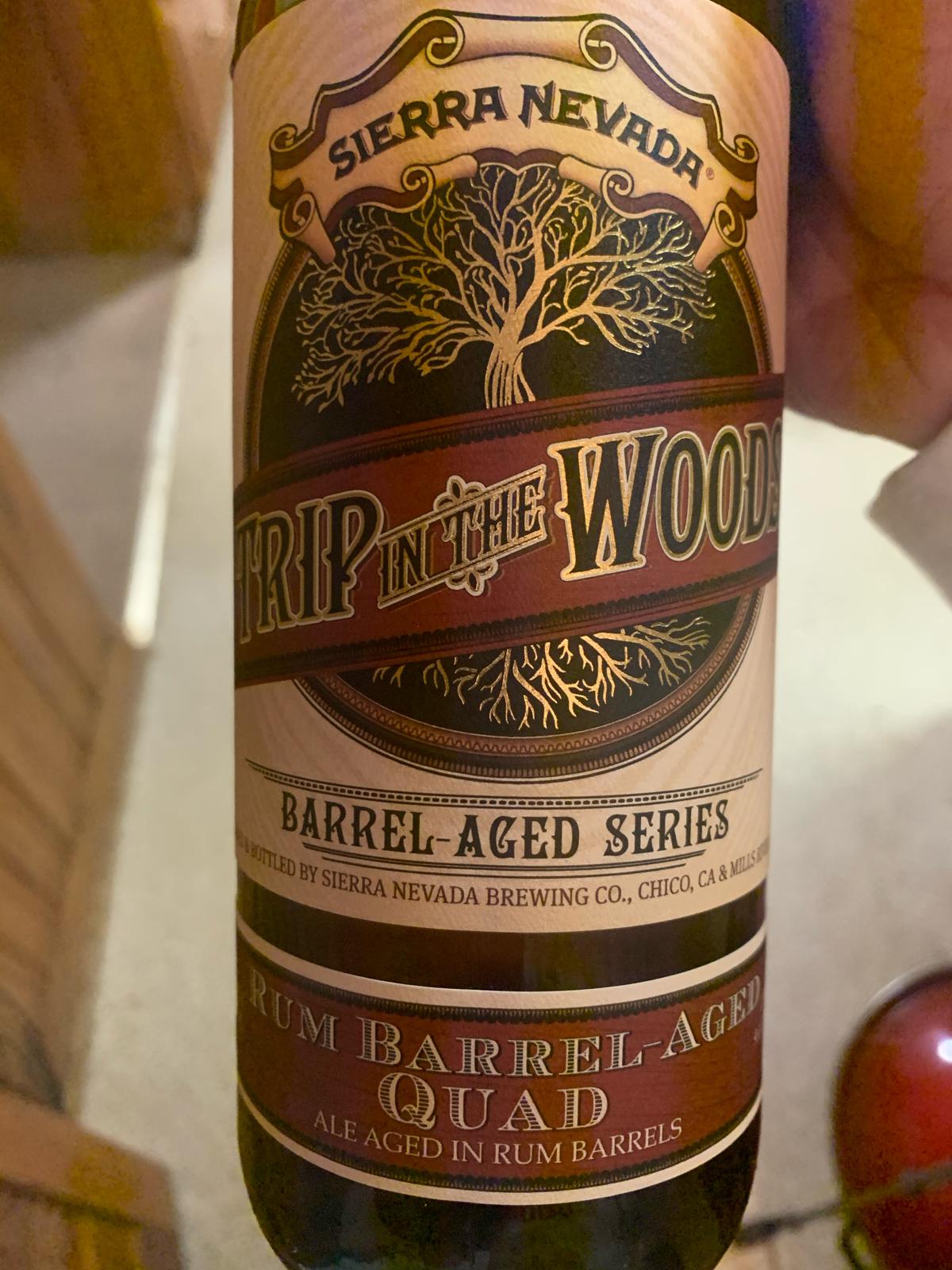 Trip In The Woods Rum Barrel Aged Quad