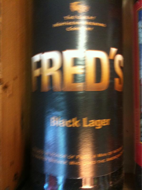 Fred’s Black Lager