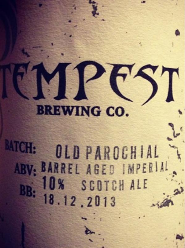 Old Parochial Imperial Scotch Ale