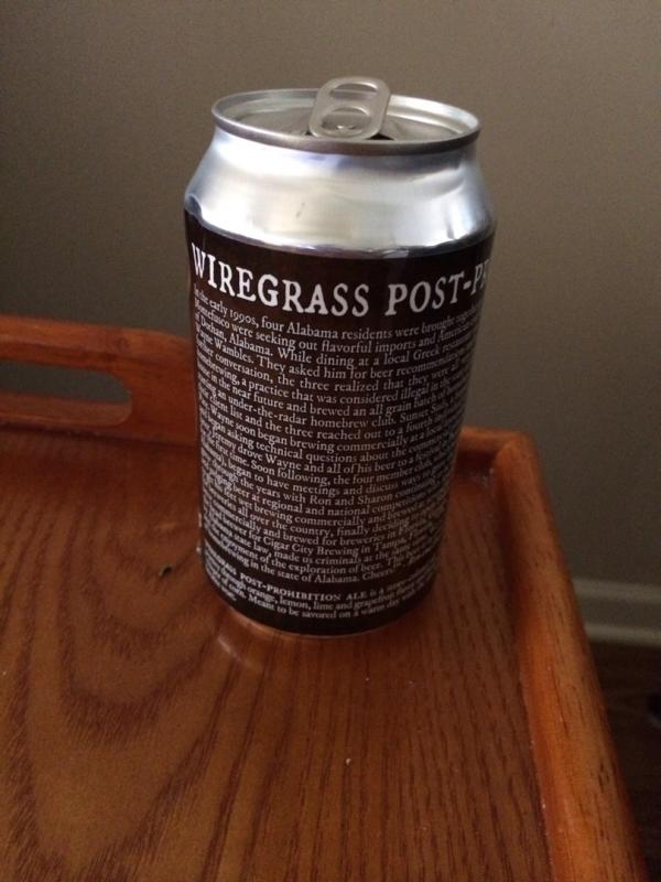 Wiregrass Post-Prohibition Ale