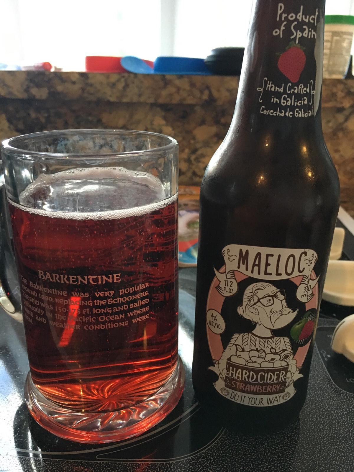 Maeloc Hard Cider Strawberry