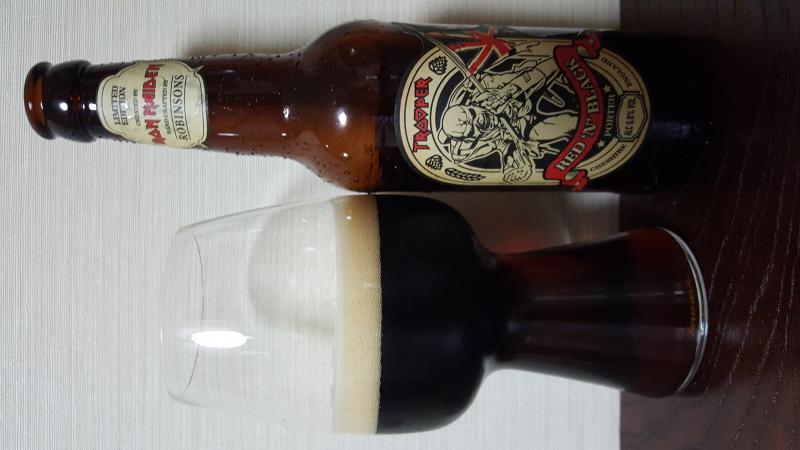 Iron Maiden Trooper Red And Black Porter