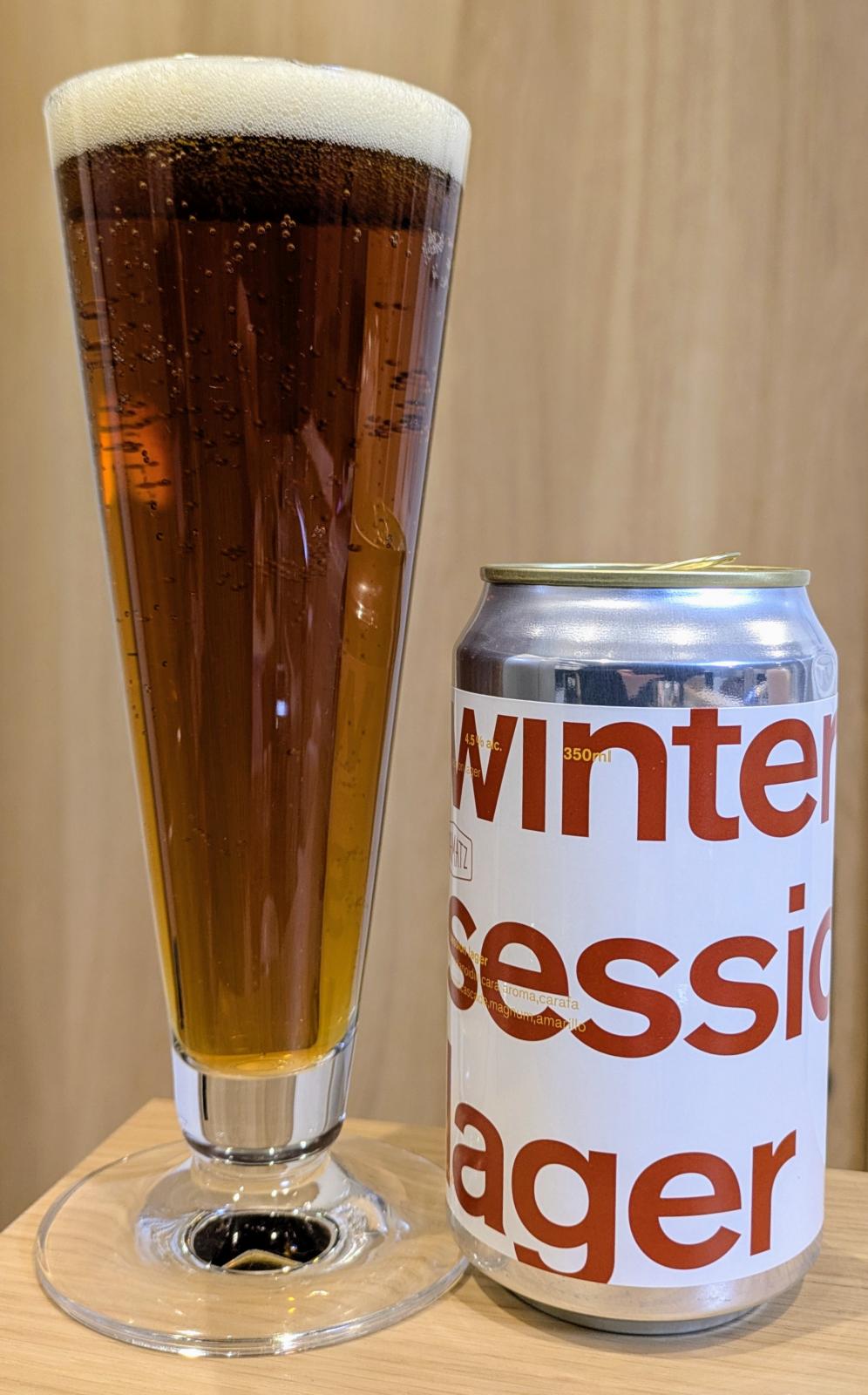 Winter Session Lager (Collaboration with Schmatz Beer)