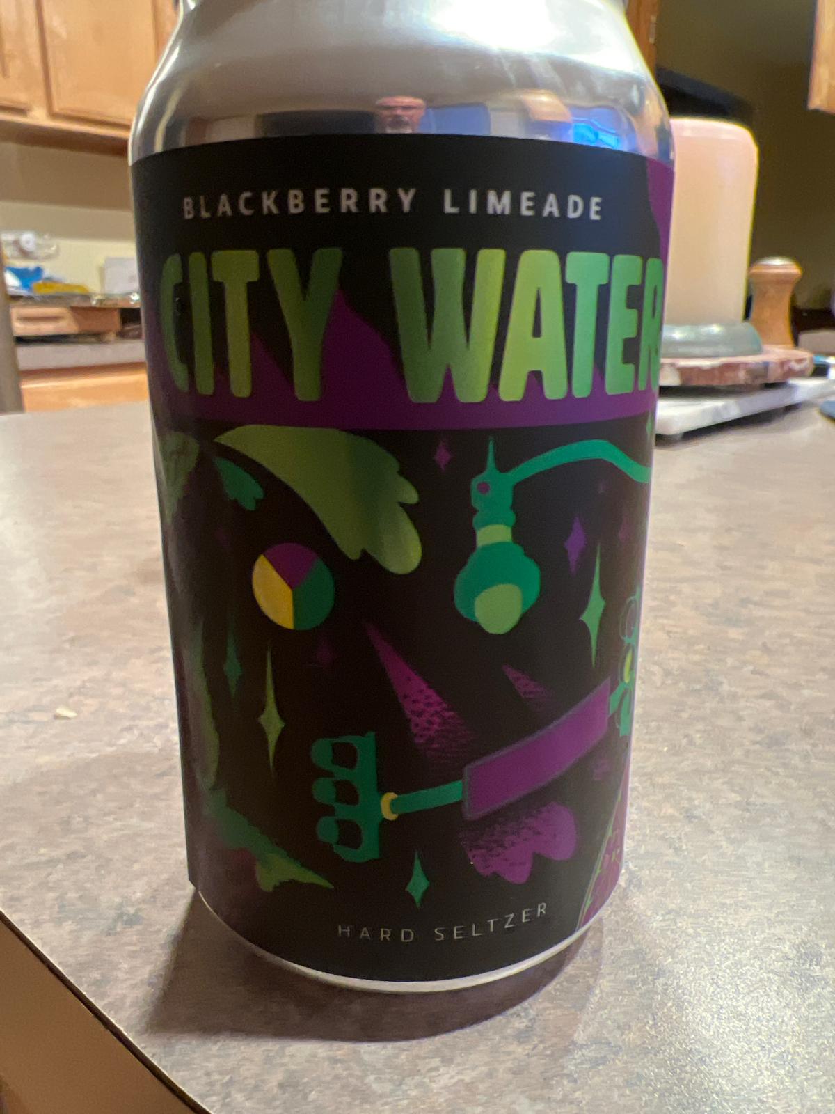 City Water Blackberry Limeade