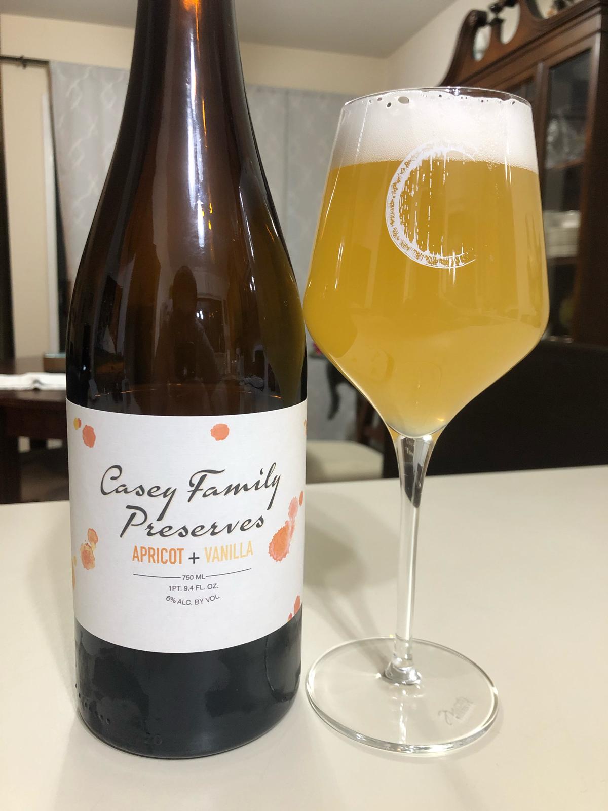 Casey Family Preserves - Apricot / Vanilla - Perfection (8/29/19)