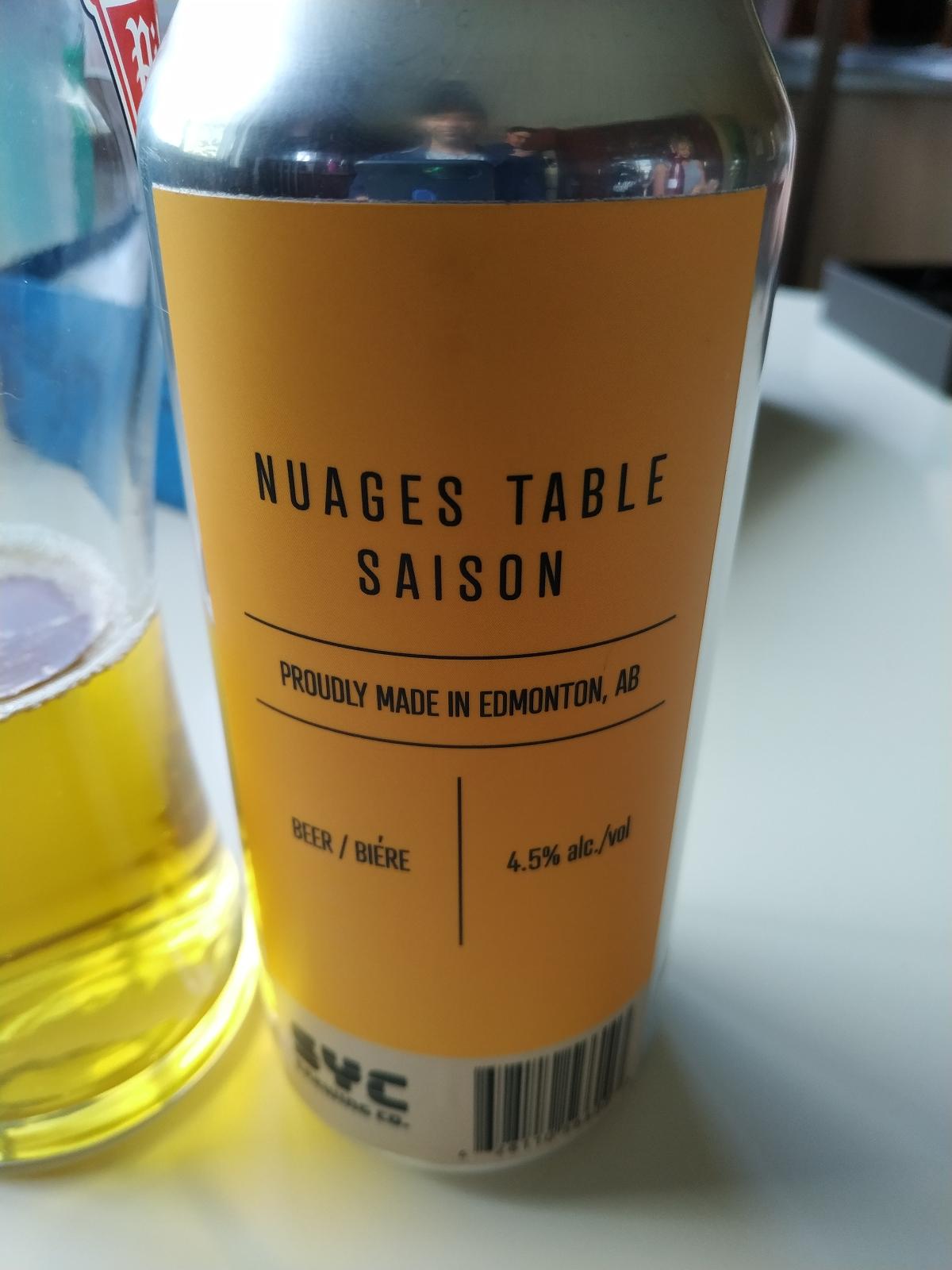 Nuages Table Saison