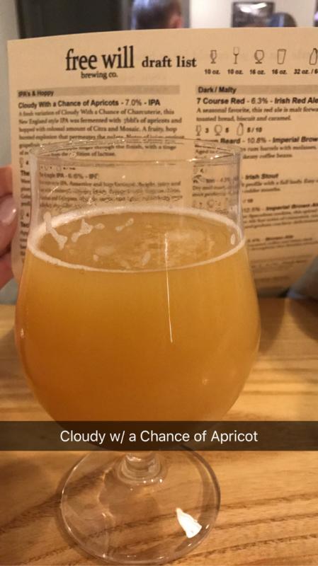 Cloudy With A Chance Of Apricot