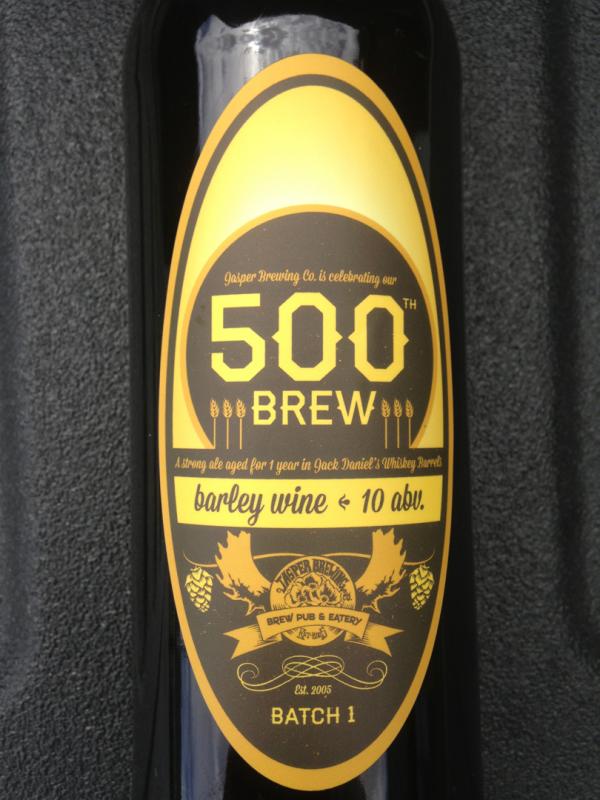 500th Brew Barleywine