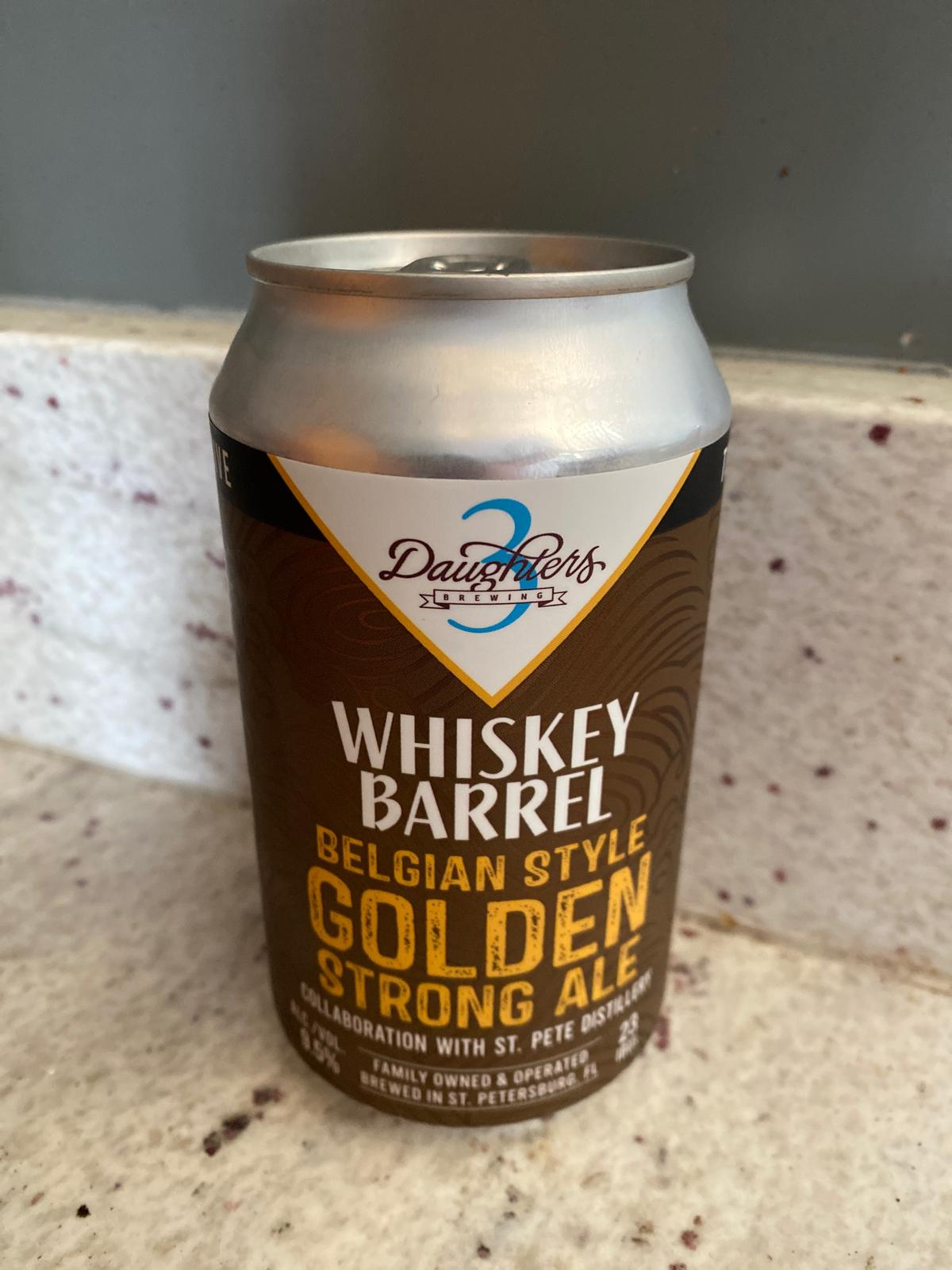 Belgian Style Golden Strong Ale (Whiskey Barrel Aged)