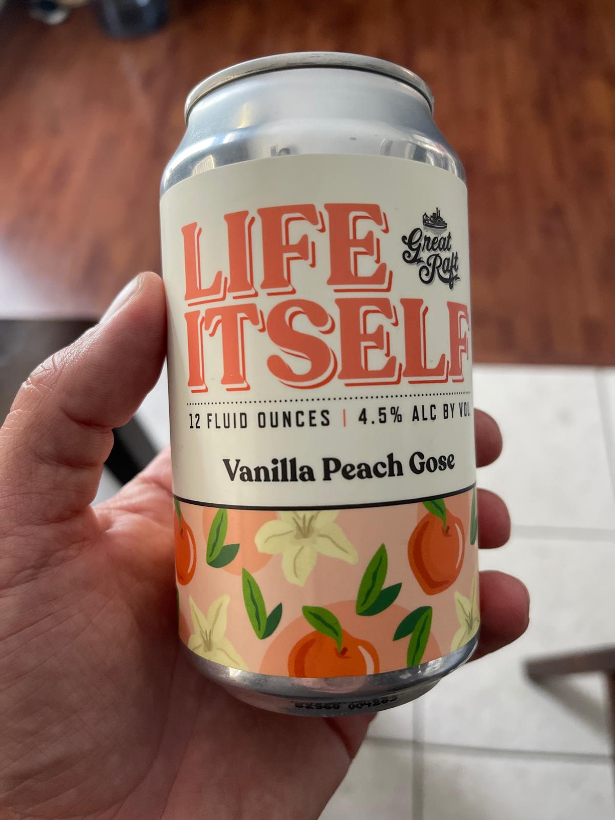 Life Itself Vanilla Peach Gose