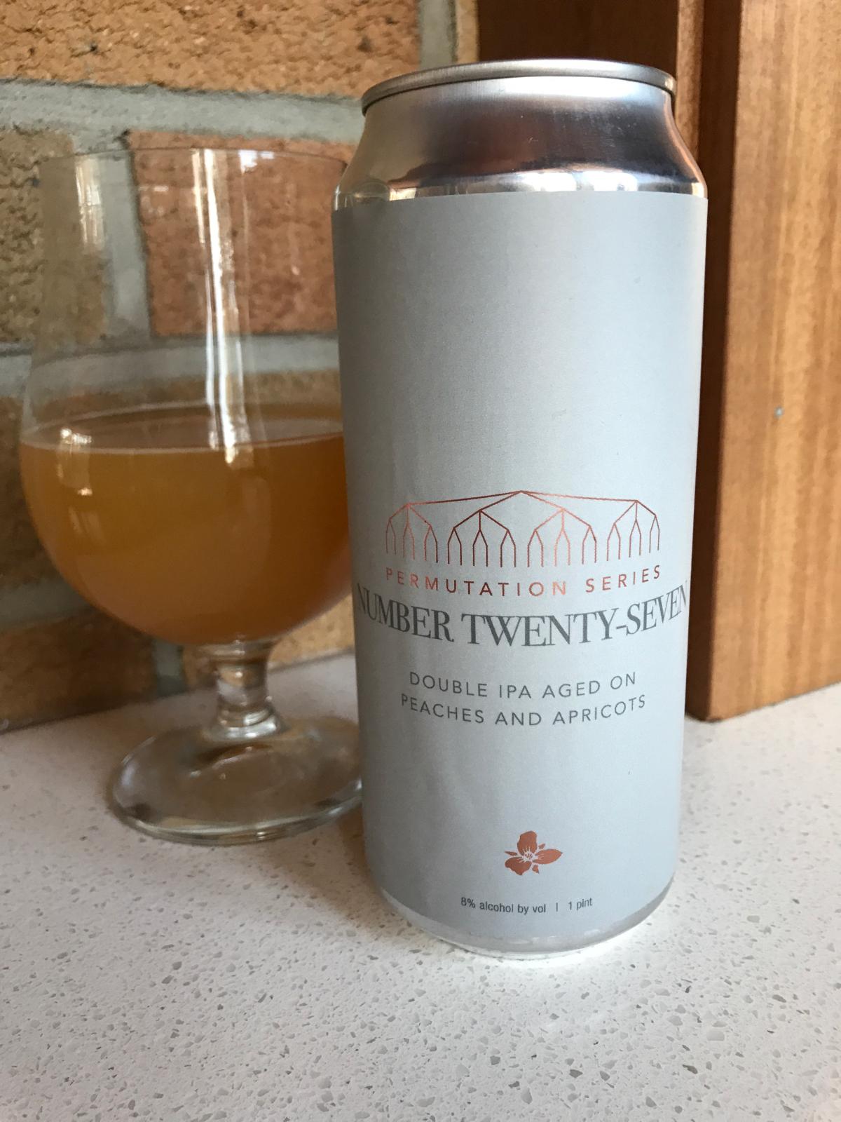 Permutation Series #27: Double IPA Aged on Peaches and Apricots