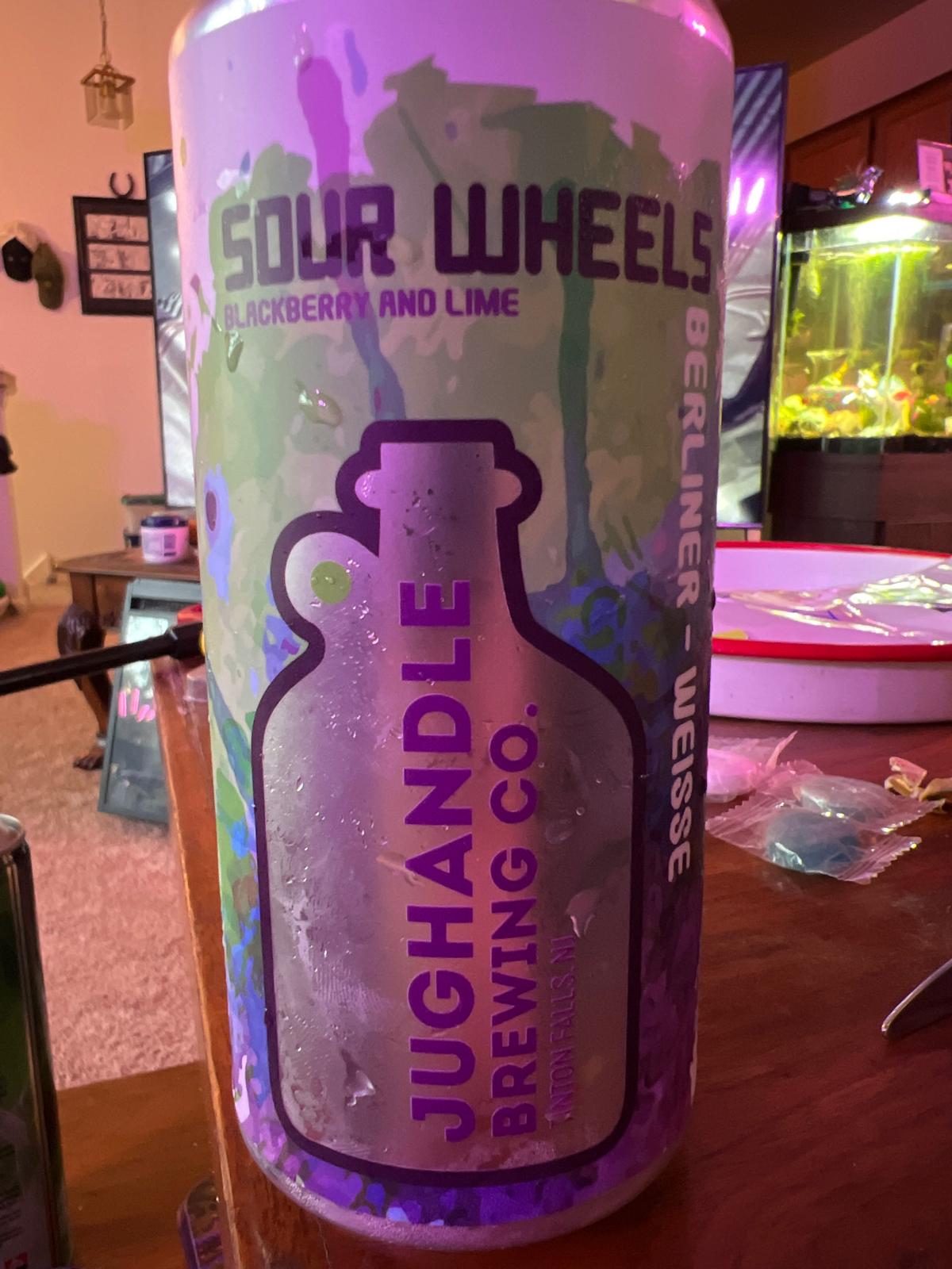 Sour Wheels: Blackberry And lime