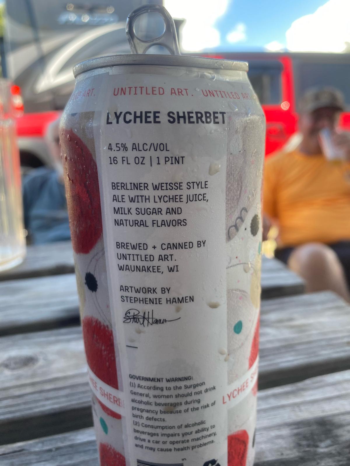 Lychee Sherbert