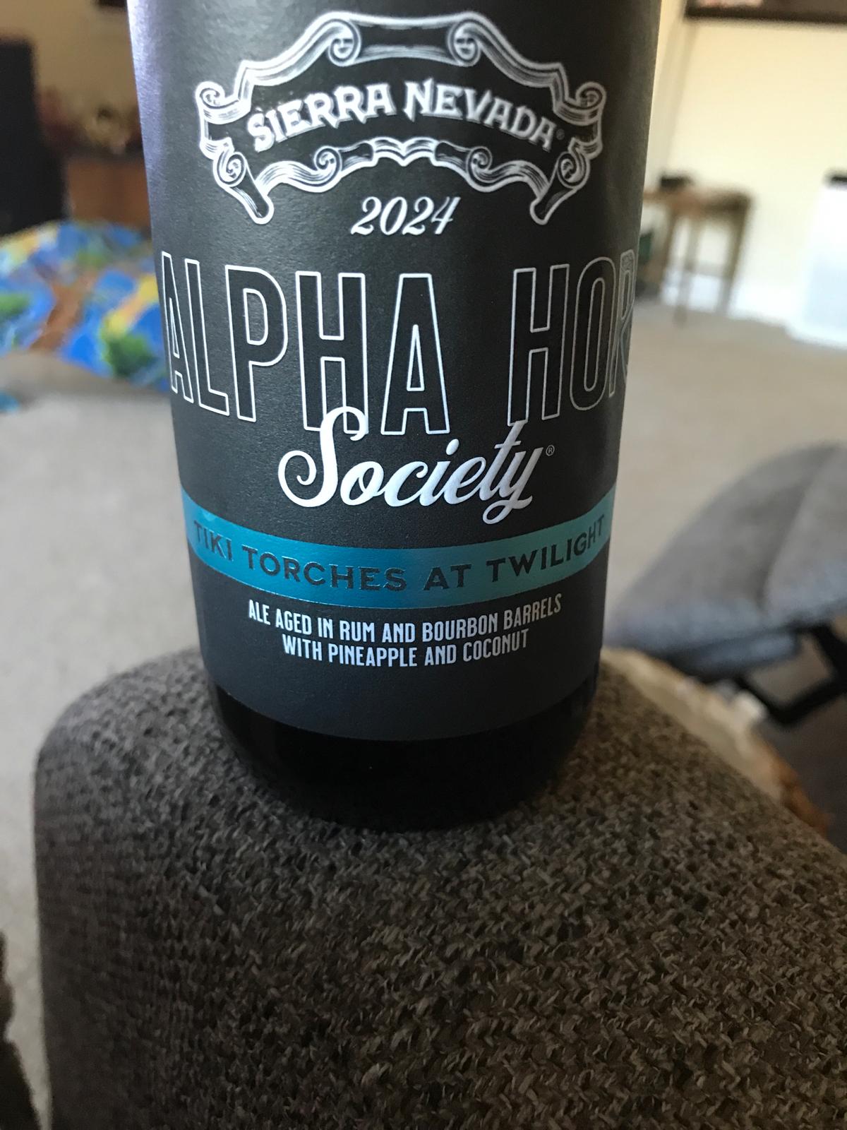 Alpha Hop Society: Tiki Torches at Twilight (Rum and Bourbon Barrel Aged)