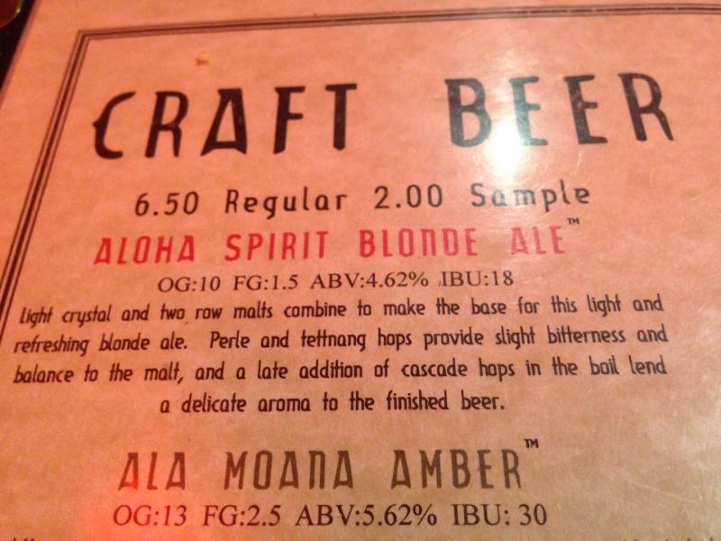 Aloha Spirit Blonde Ale