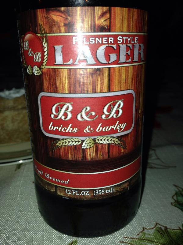 Bricks & Barley Pilsner Style Lager
