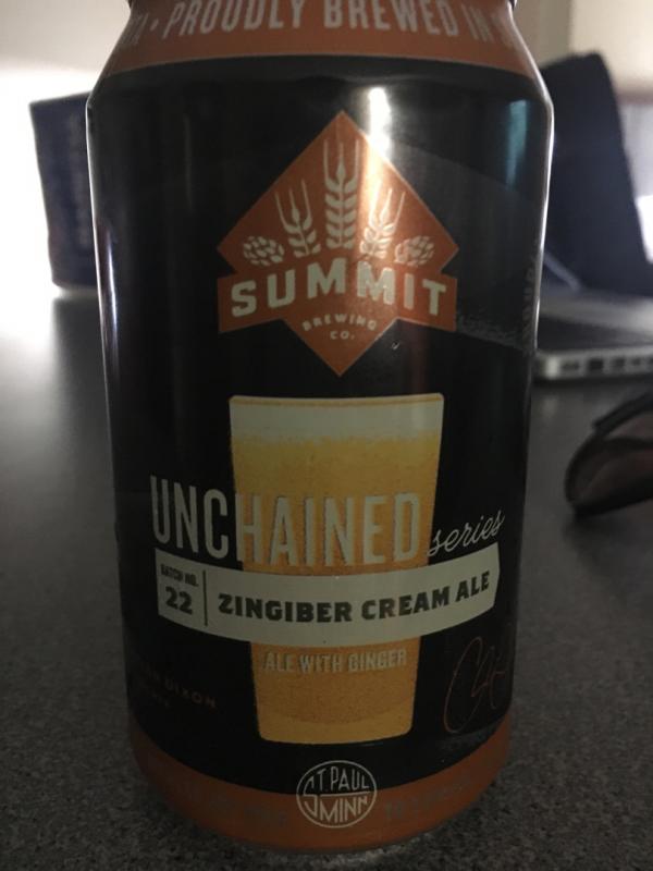 Unchained #22: Zingiber Cream Ale (Ale with Ginger)