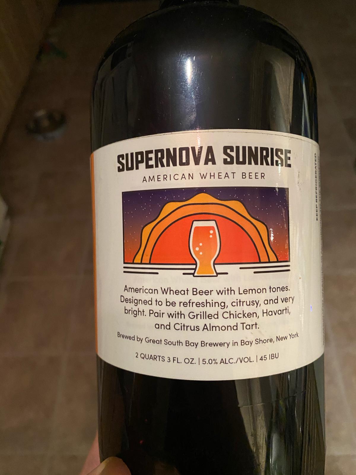Supernova Sunrise