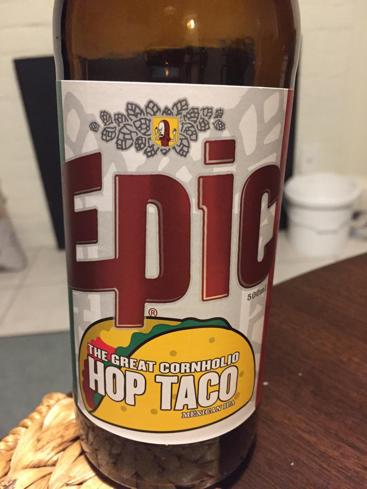 The Great Cornholio Hop Taco