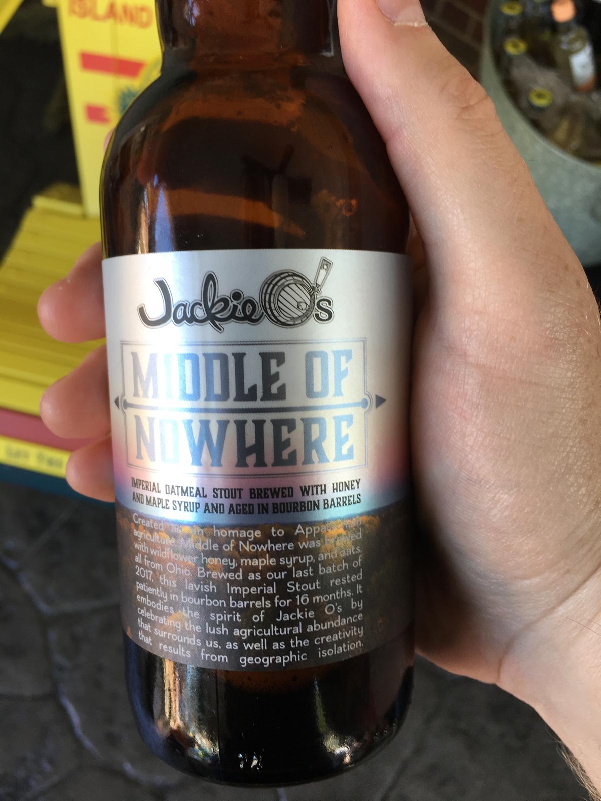 Middle Of Nowhere Stout (Bourbon Barrel Aged)