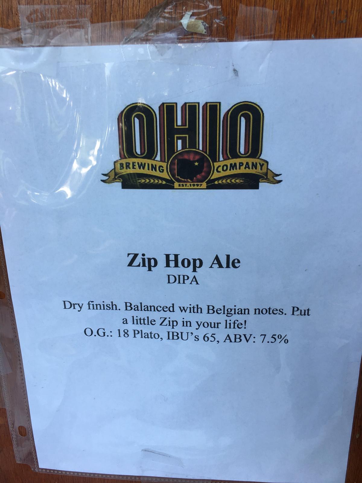 Zip Hop Ale