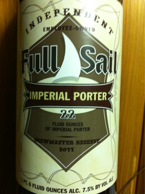 Imperial Porter (Brewmaster Reserve 2011)