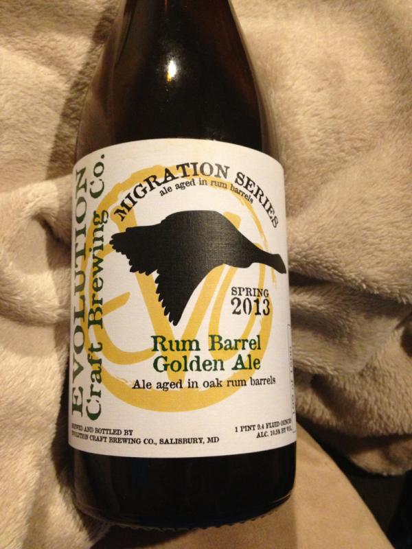 Migration Series Spring 2014 Rum Barrel Golden Ale