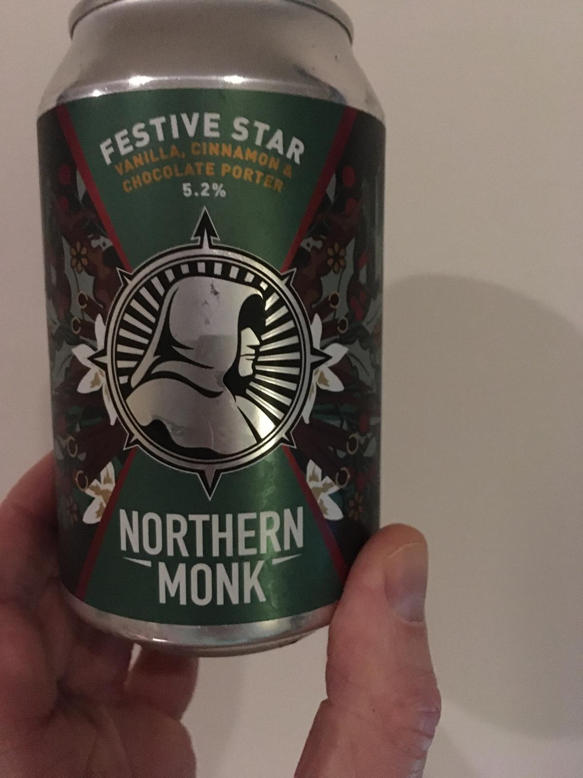 Festive Star - Vanilla, Cinnamon, and Chocolate Porter