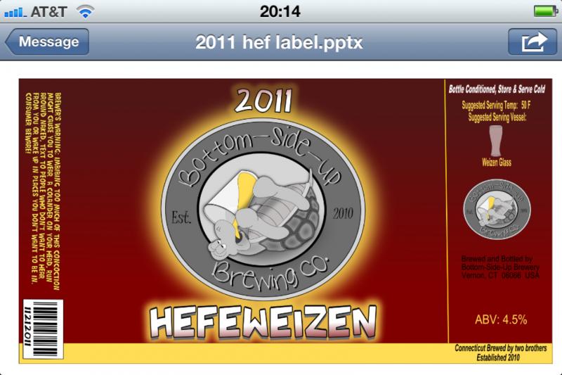 2011 Hefeweizen 