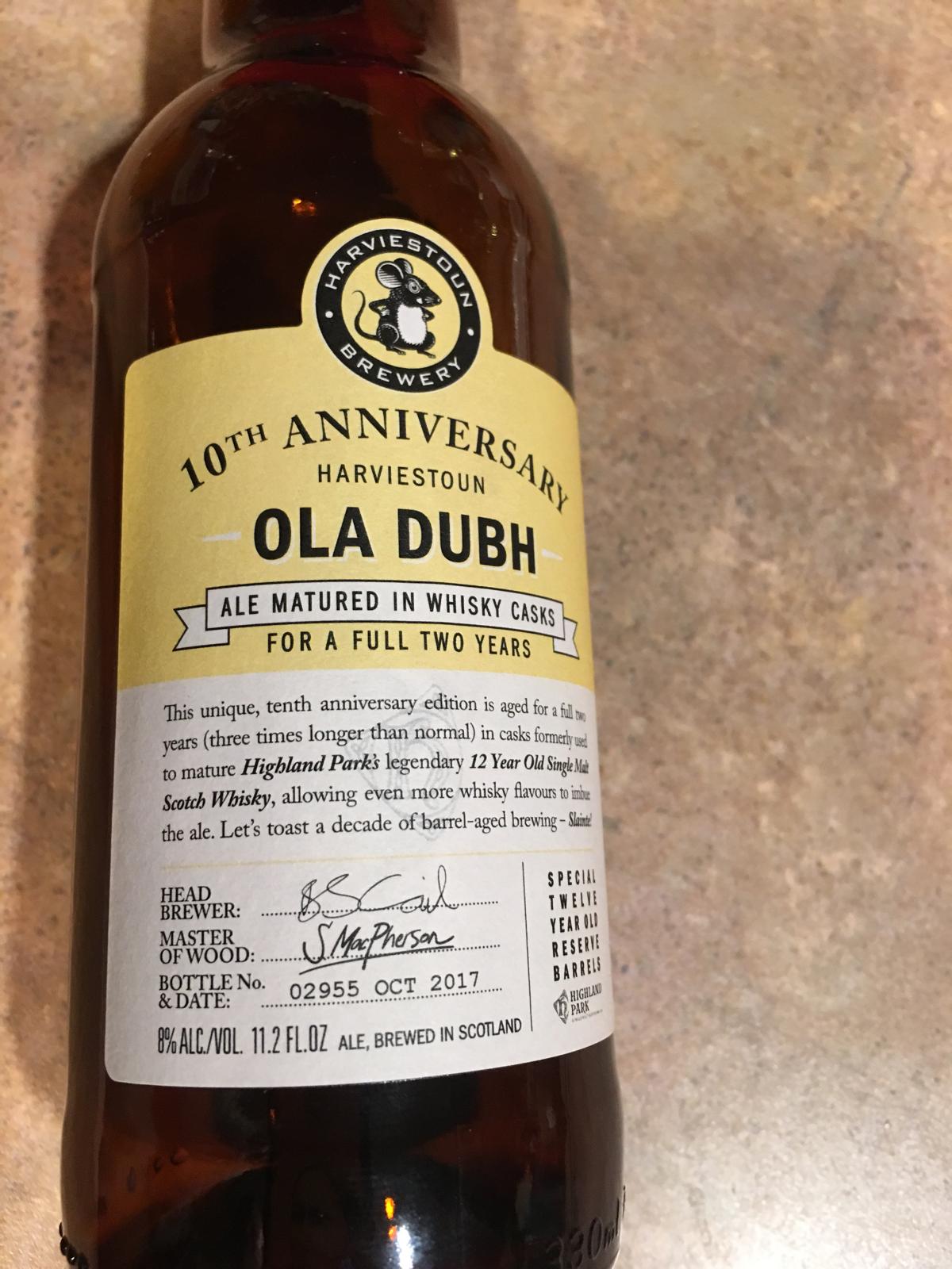 Ola Dubh 10th Anniversary