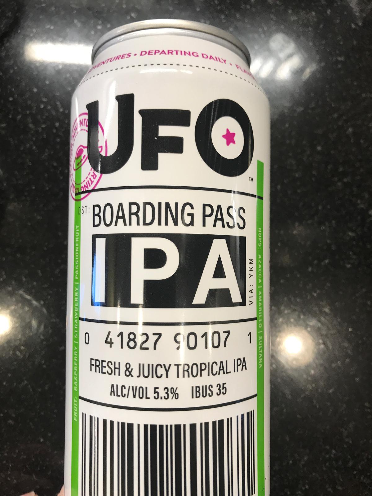 UFO Boarding Pass IPA